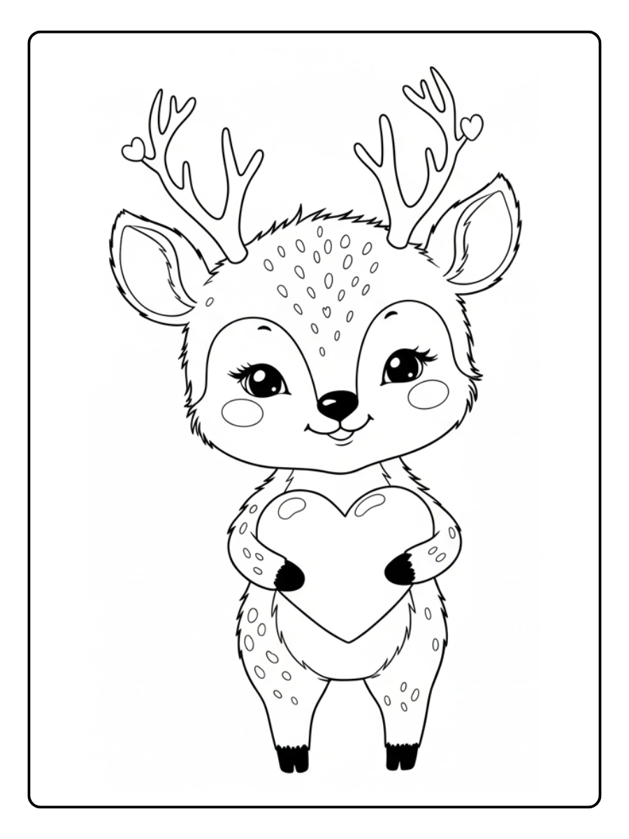 Preschool Valentine Coloring Pages (10)