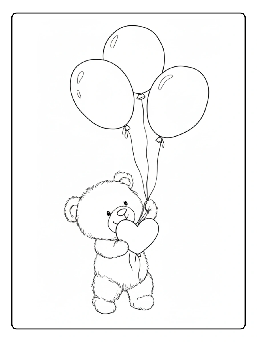Preschool Valentine Coloring Pages (2)