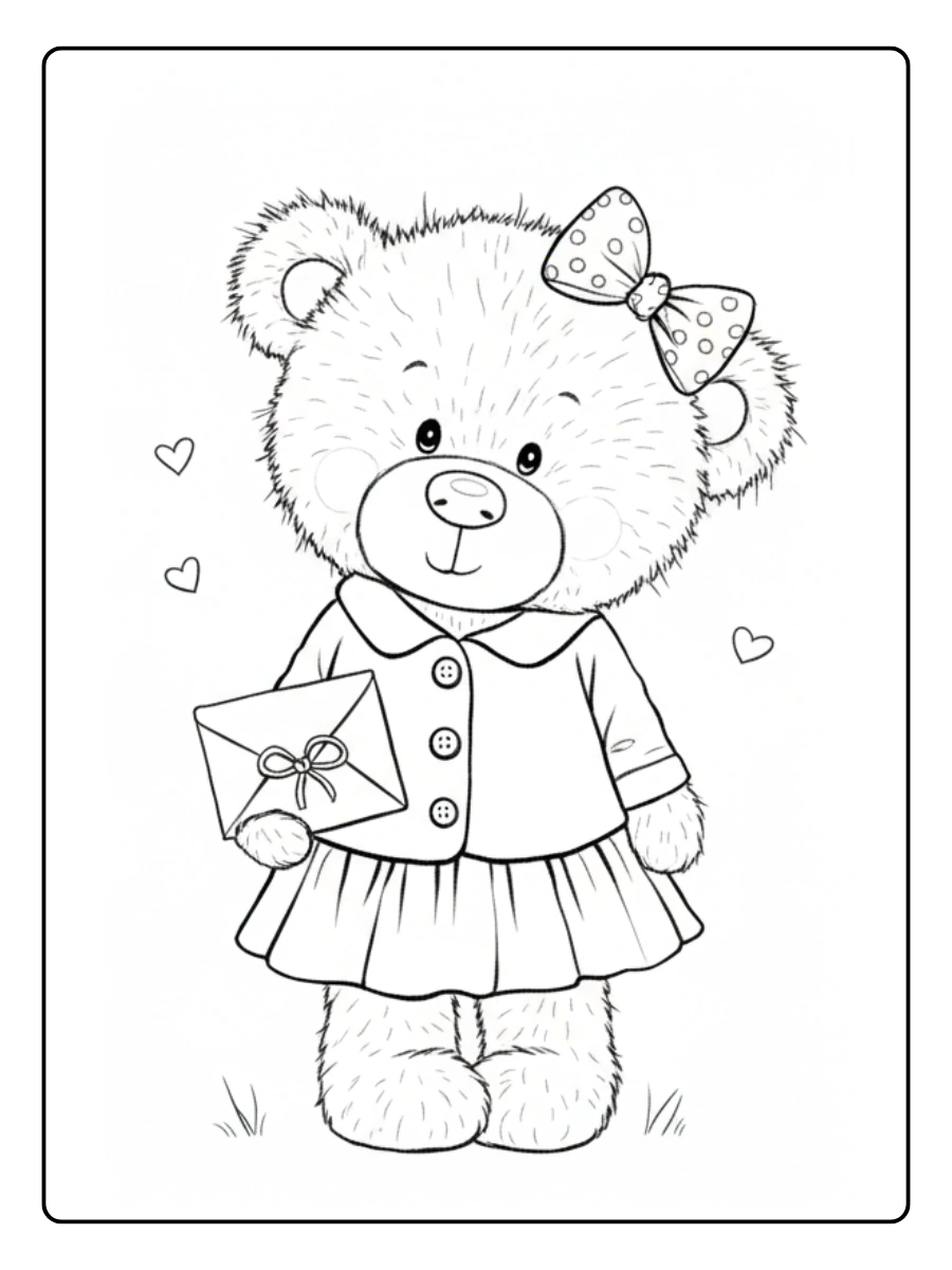 Preschool Valentine Coloring Pages (5)
