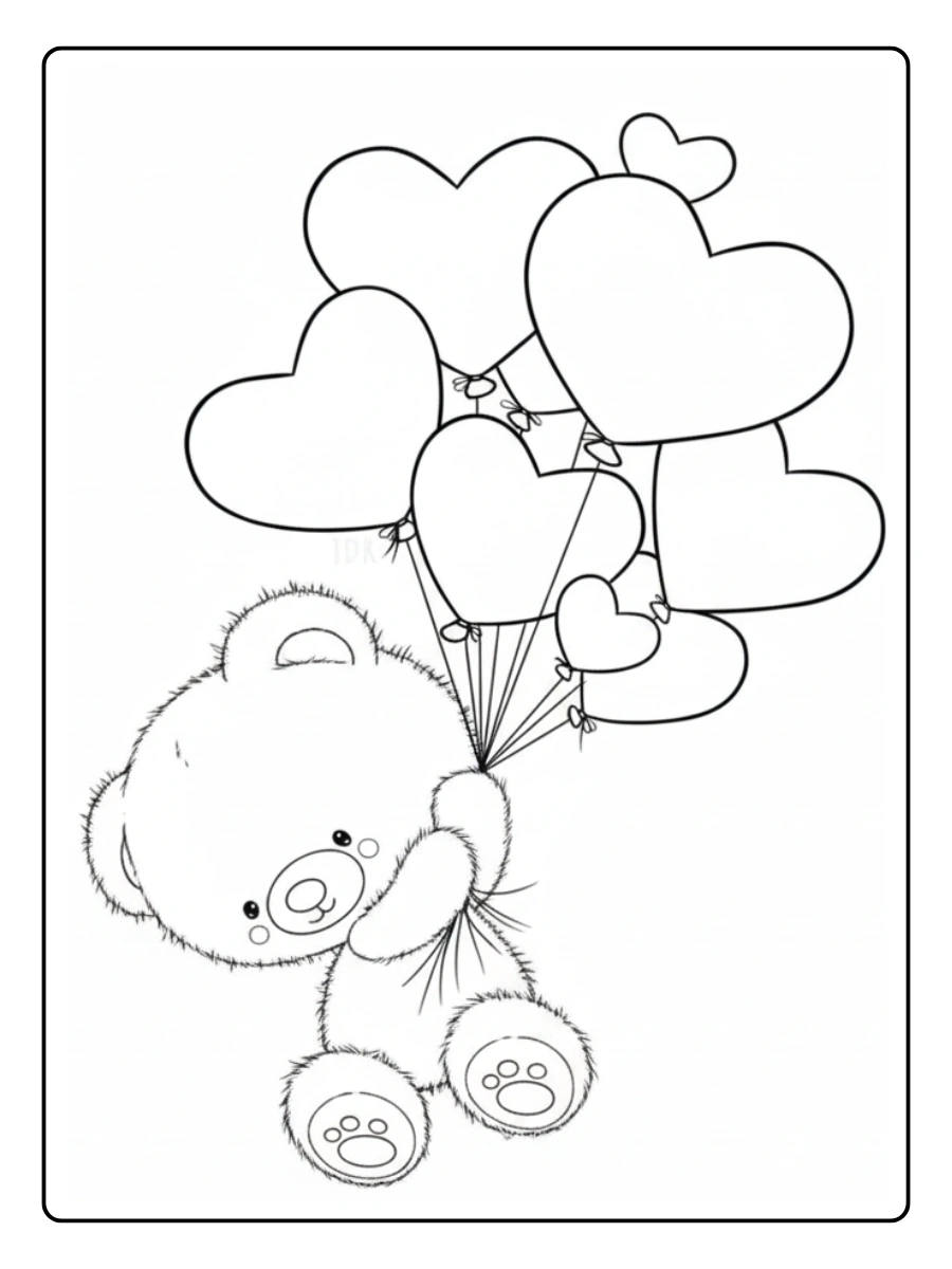 Preschool Valentine Coloring Pages (7)