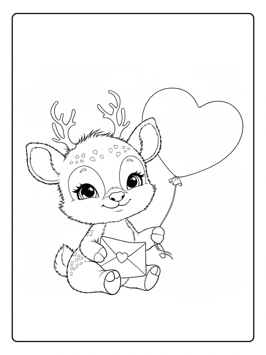 Preschool Valentine Coloring Pages (8)