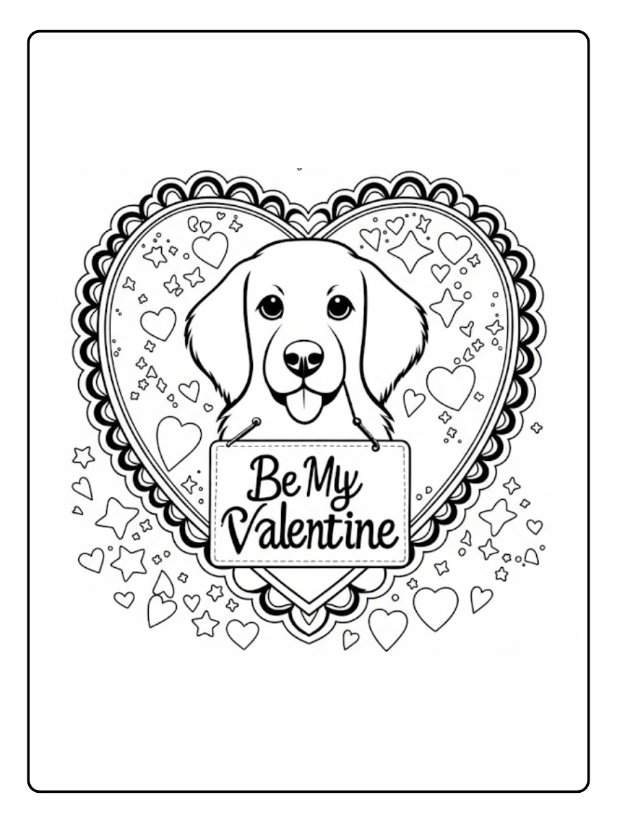 be my valentine coloring pages (10)