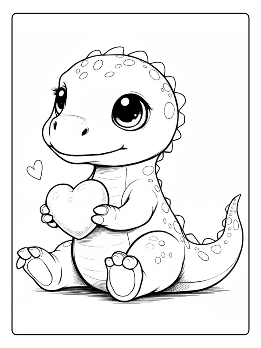 dinosaur valentine coloring pages (4)
