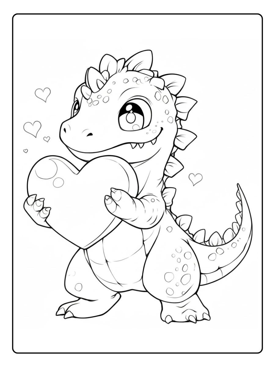 dinosaur valentine coloring pages (9)