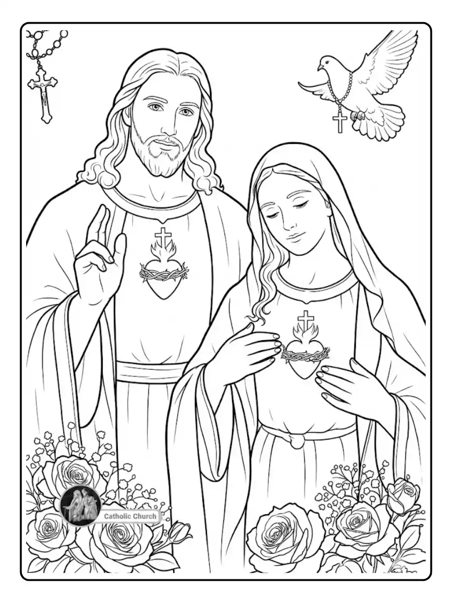 saint valentine coloring pages (3) 2 11zon