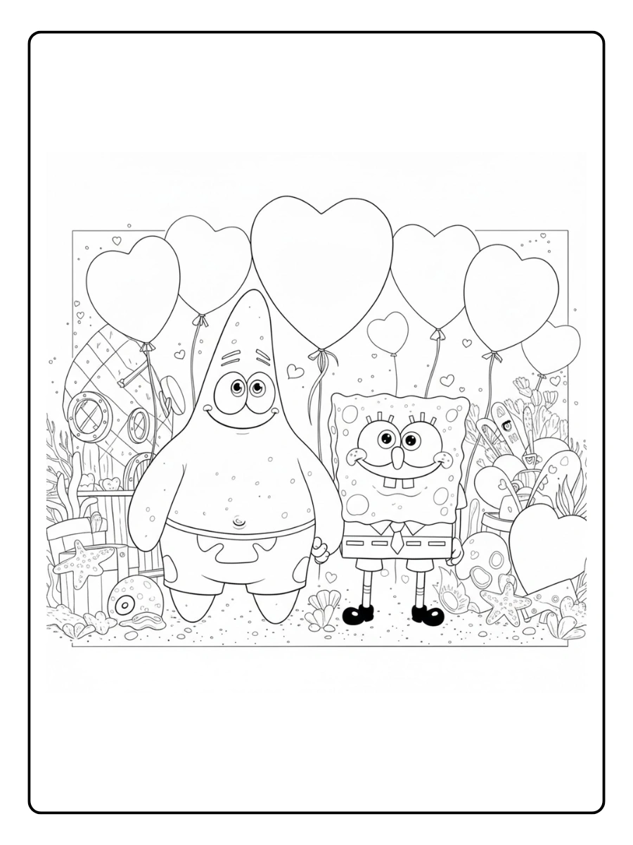 spongebob valentine coloring pages (10)