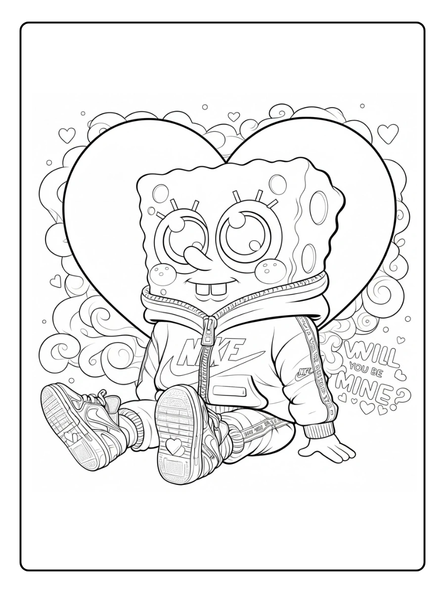 spongebob valentine coloring pages (13)
