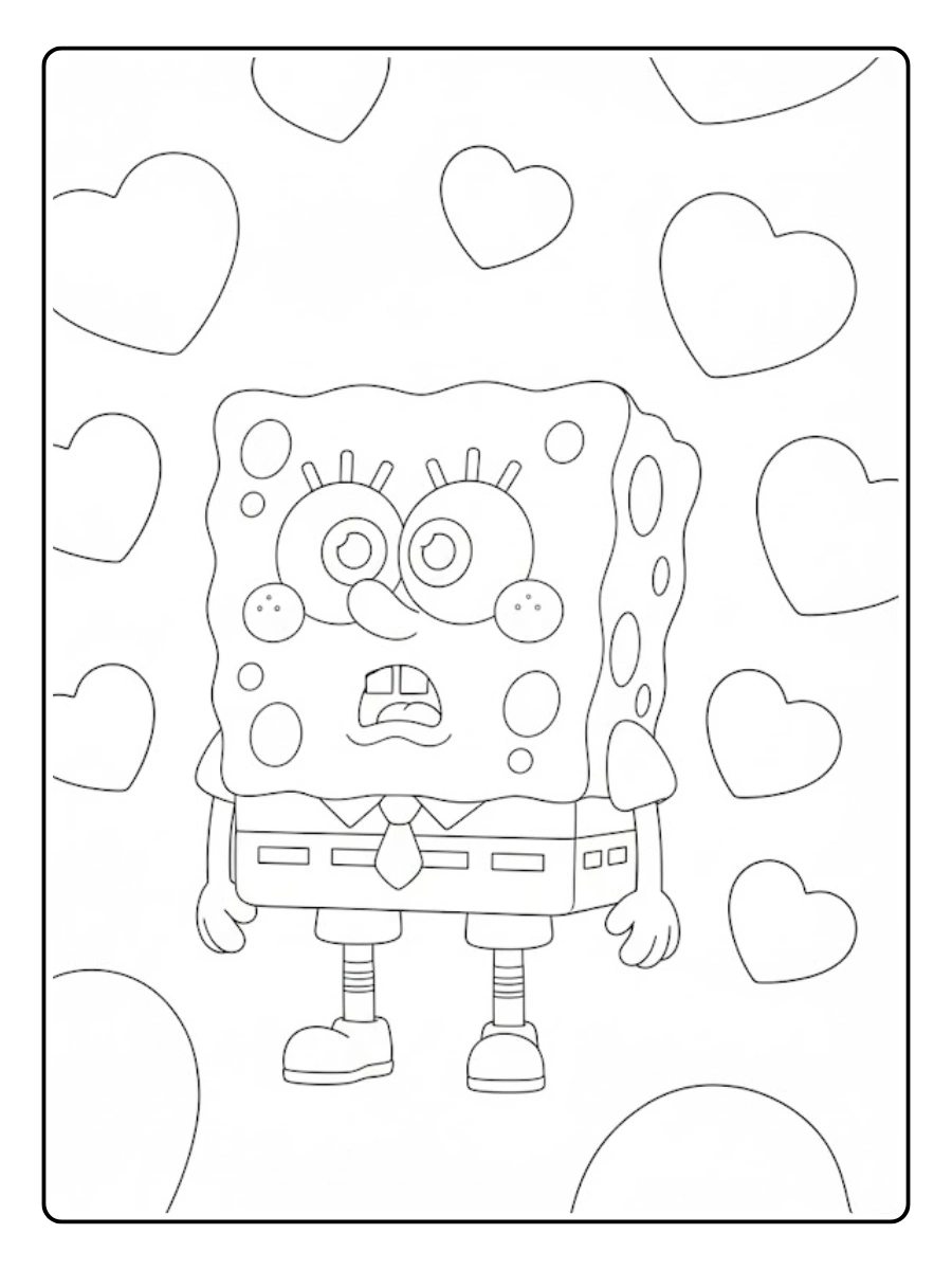 spongebob valentine coloring pages (3)
