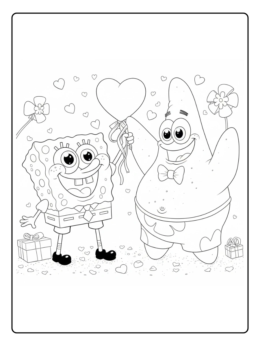 spongebob valentine coloring pages (8)
