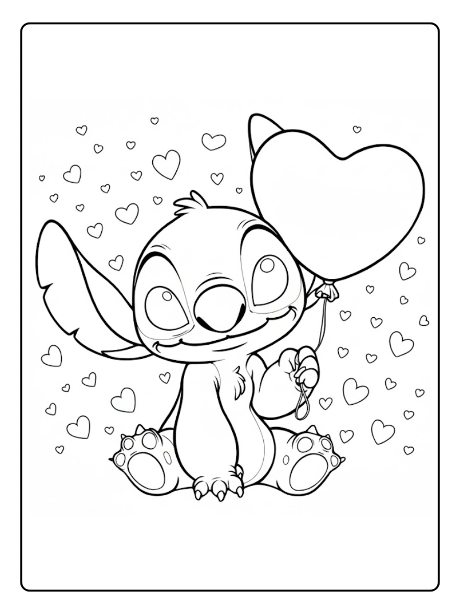 stitch valentines coloring pages (11)