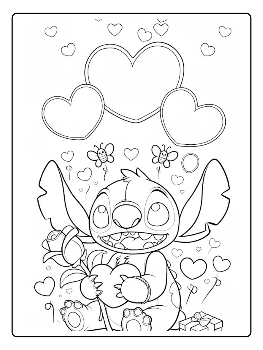 stitch valentines coloring pages (14)