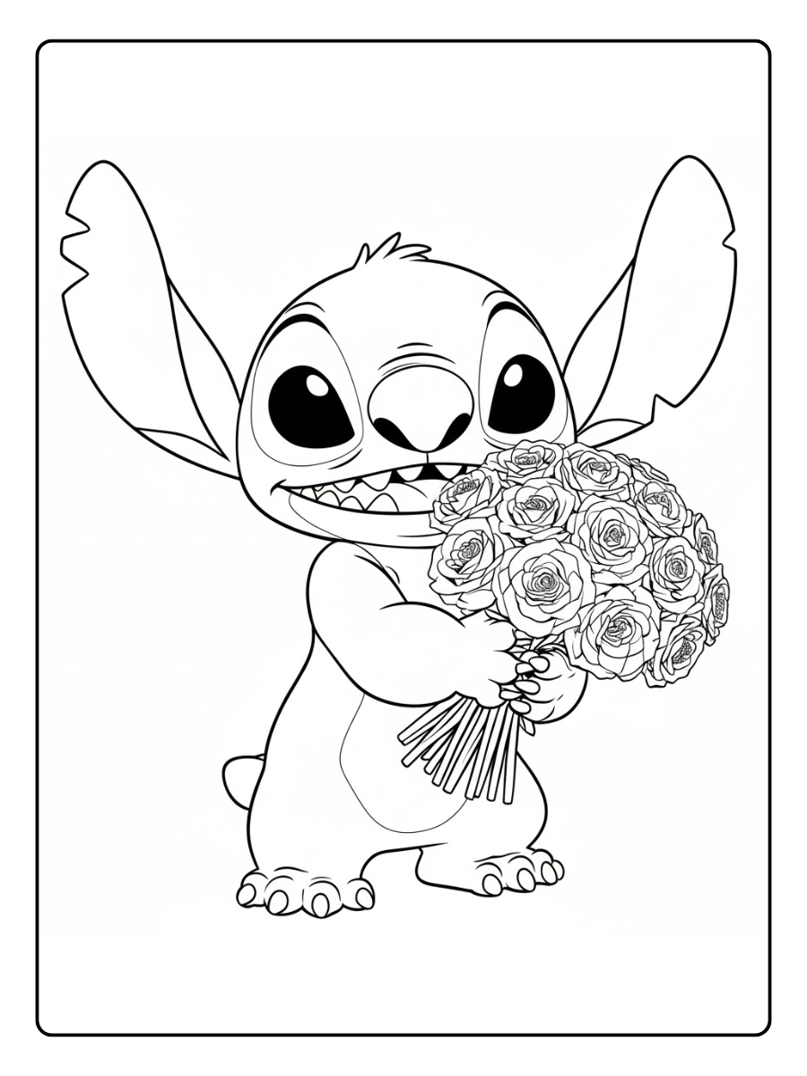 stitch valentines coloring pages (5)