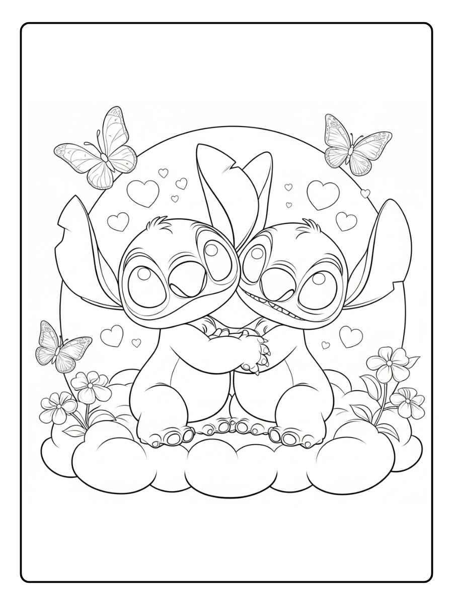 stitch valentines coloring pages (8)