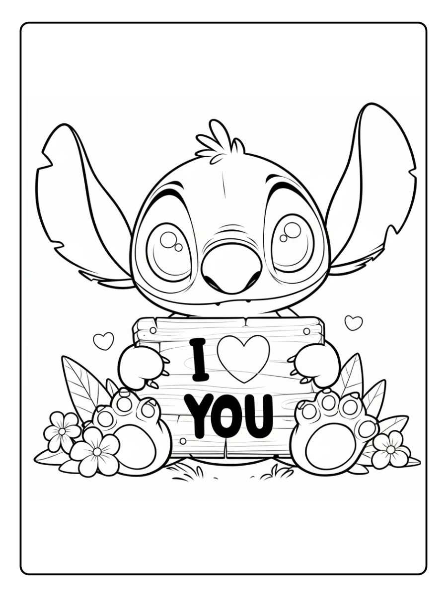 stitch valentines coloring pages (9)