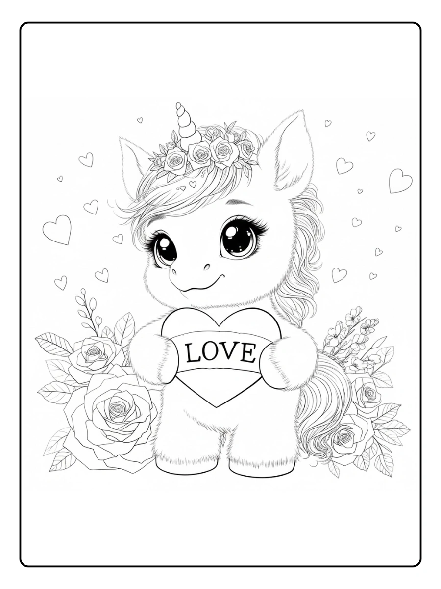 unicorn valentine coloring pages (13)