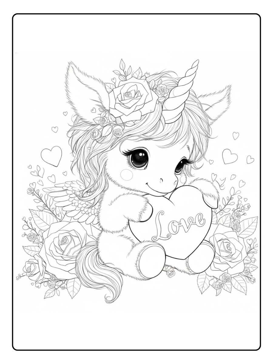 unicorn valentine coloring pages (15)