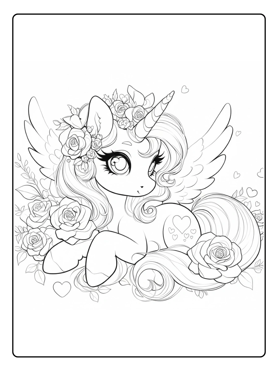 unicorn valentine coloring pages (8)