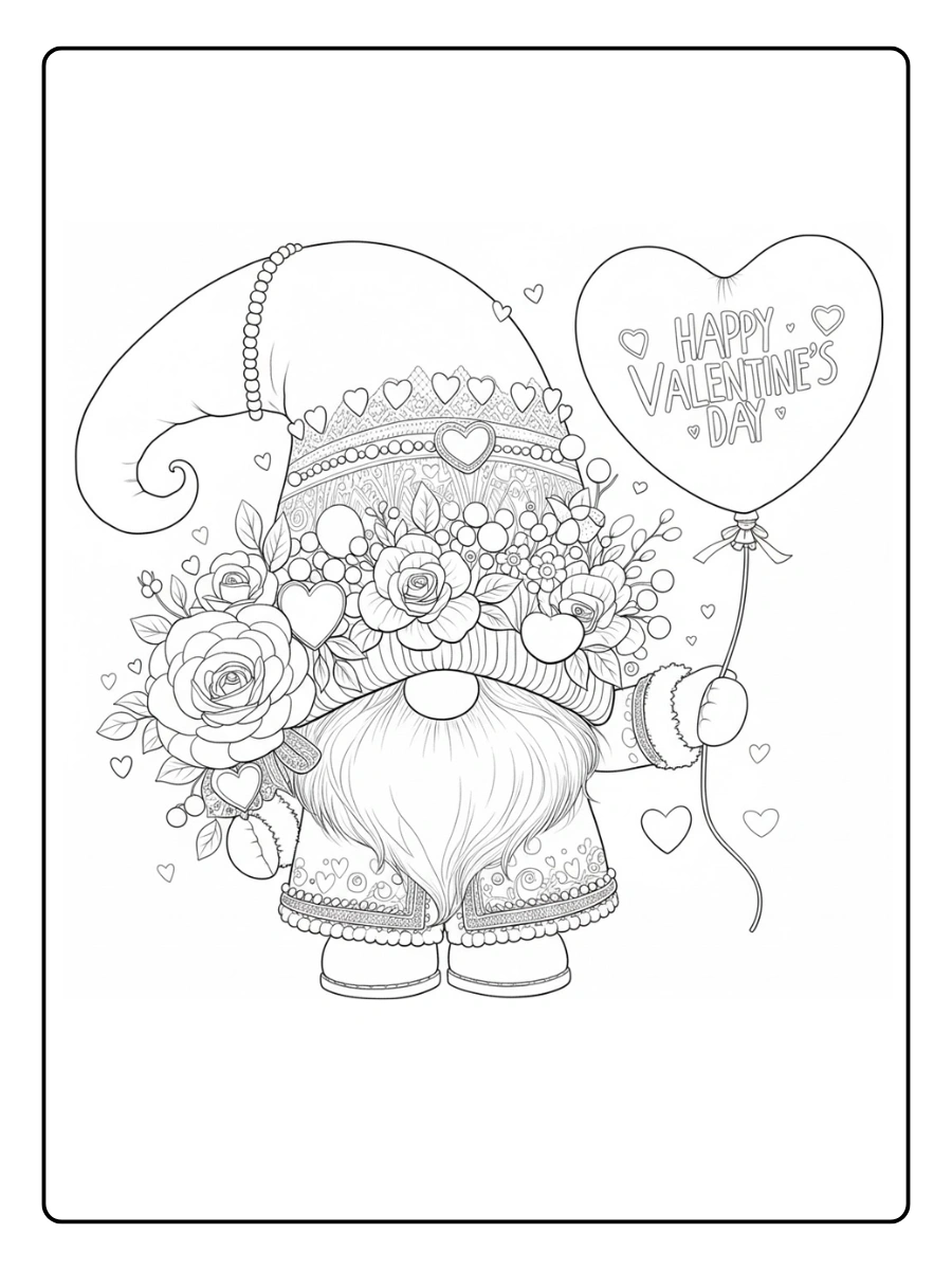 valentine gnome coloring pages (15)