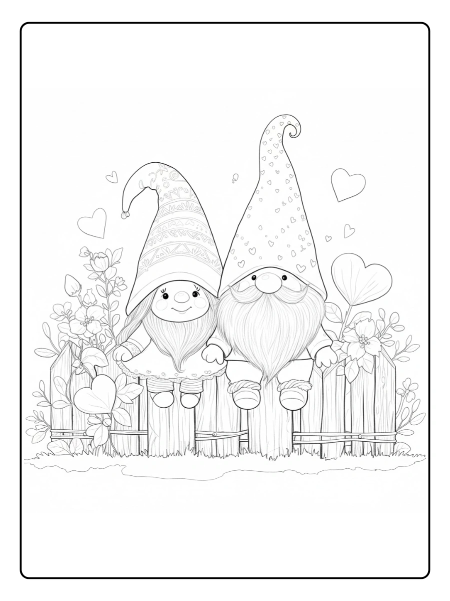 valentine gnome coloring pages (5)