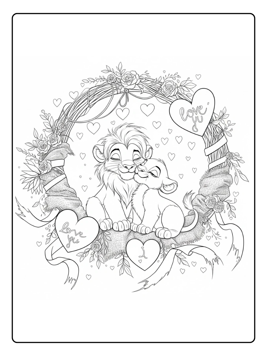 valentines day disney coloring pages (9)