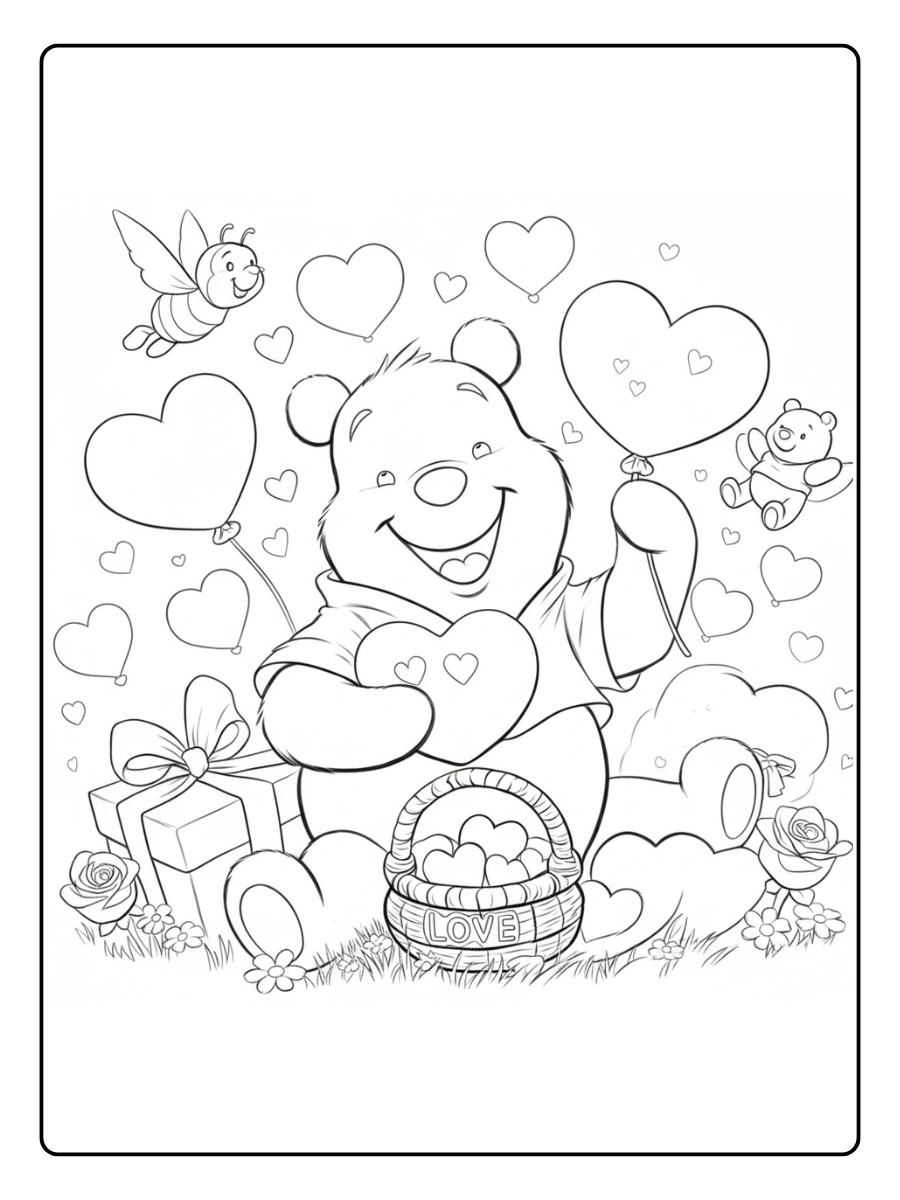 winnie the pooh valentine coloring pages (16)