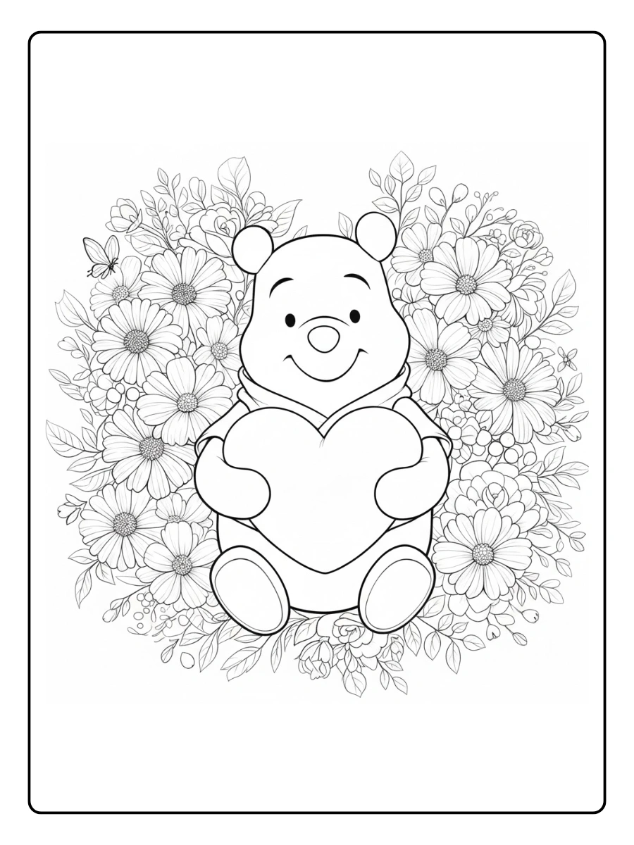 winnie the pooh valentine coloring pages (8)