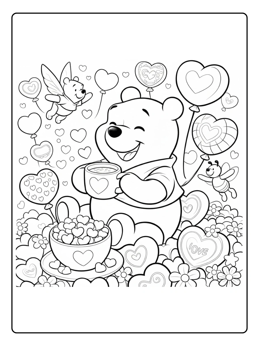 winnie the pooh valentine coloring pages (9)
