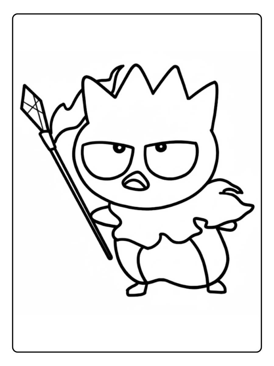 Badtz Maru Coloring Pages (1)