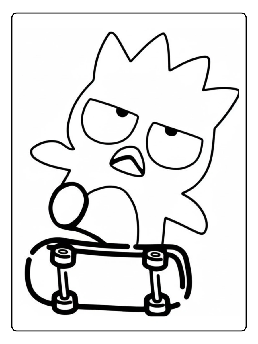 Badtz Maru Coloring Pages (12)