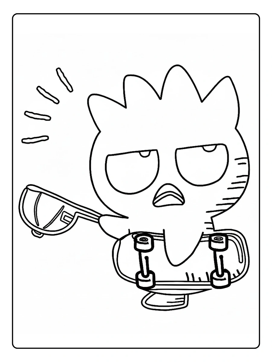Badtz Maru Coloring Pages (13)