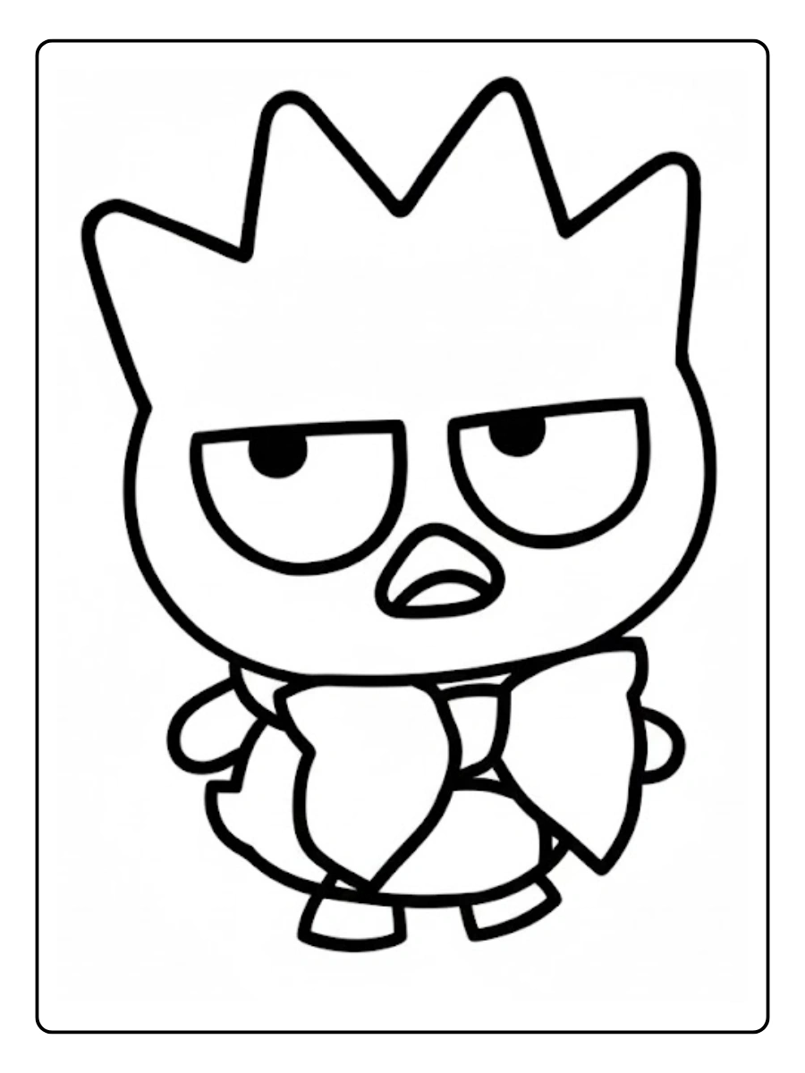 Badtz Maru Coloring Pages (2)