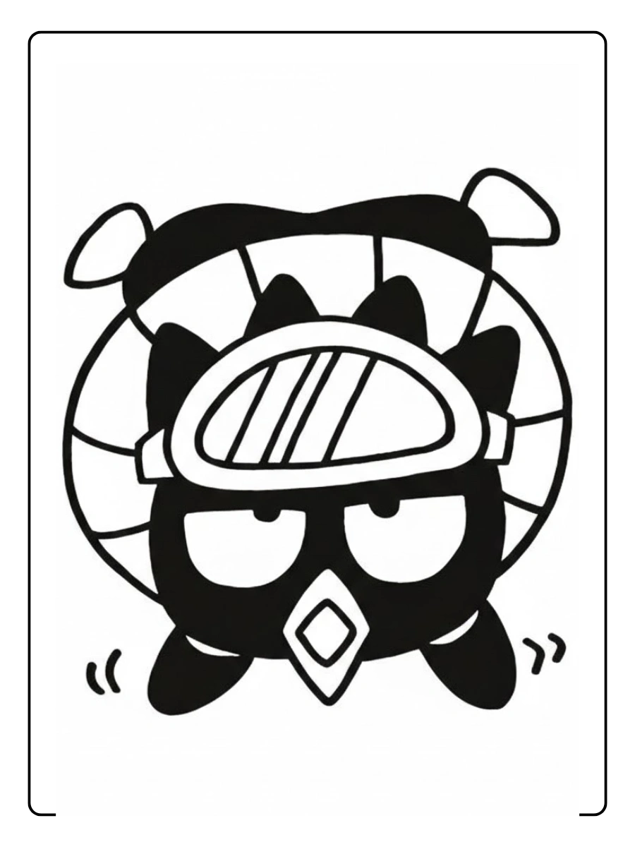 Badtz Maru Coloring Pages (6)