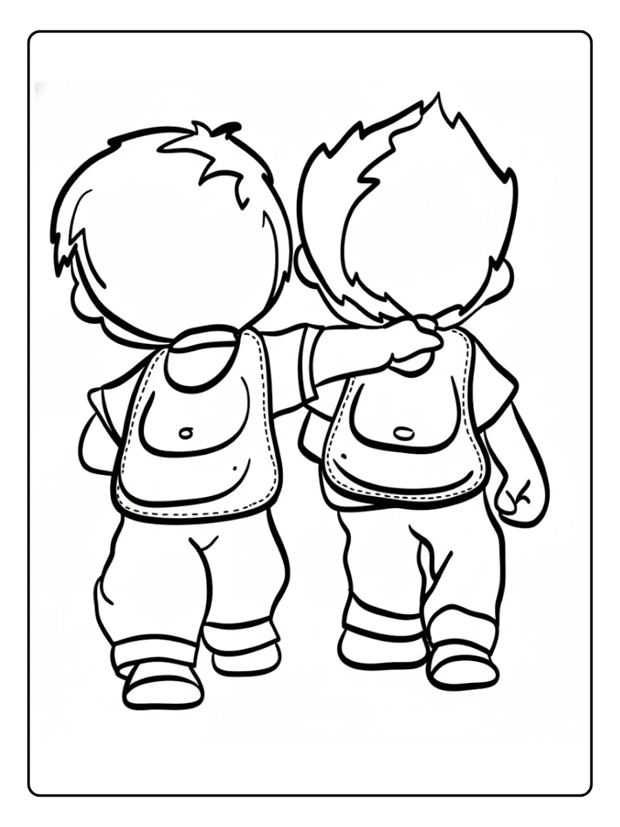 Best Friends Forever Coloring Pages (6)