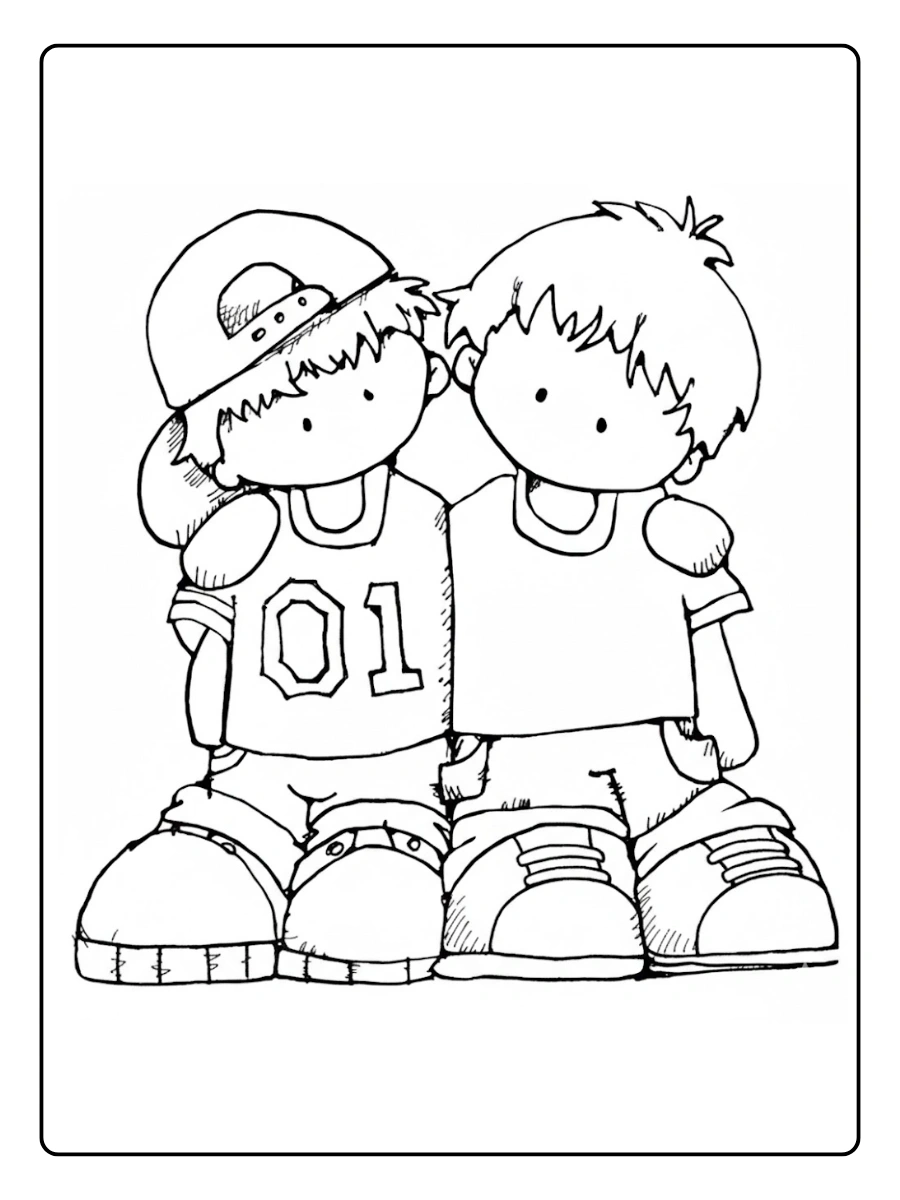 Best Friends Forever Coloring Pages (7)