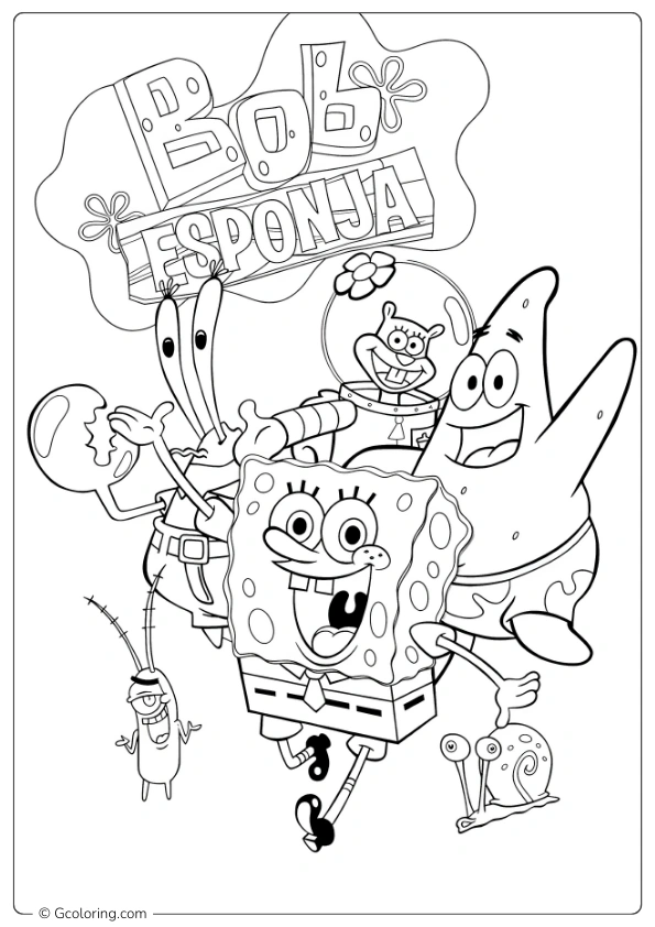 Bob Esponja Coloring Pages