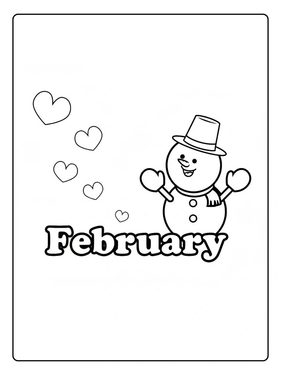 February Coloring Pages (1)