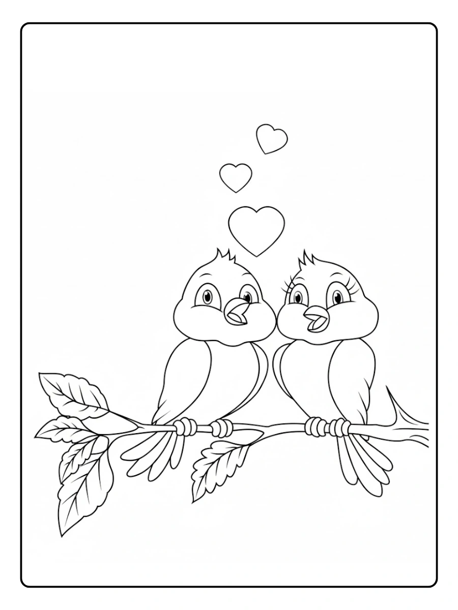 Lovebird Coloring Pages (14)