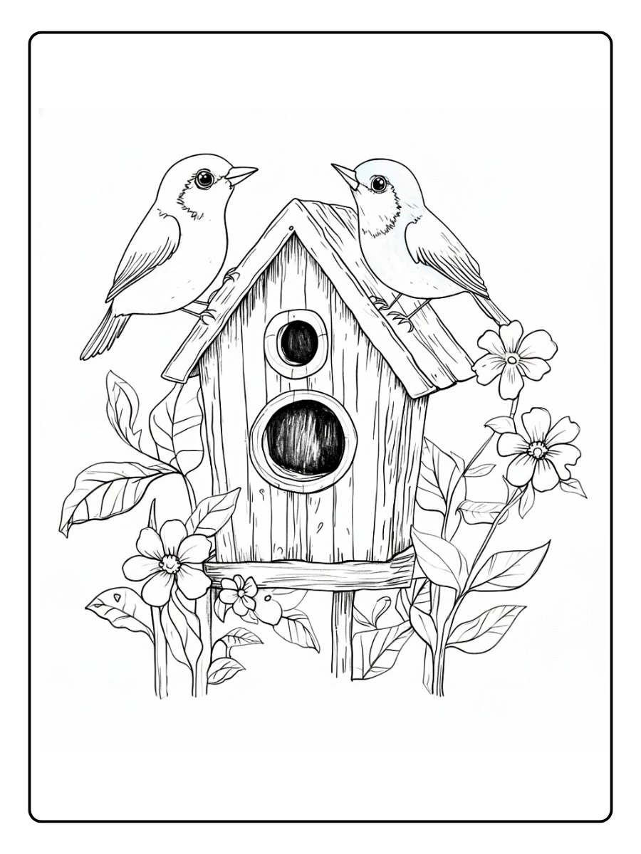 Lovebird Coloring Pages (7)