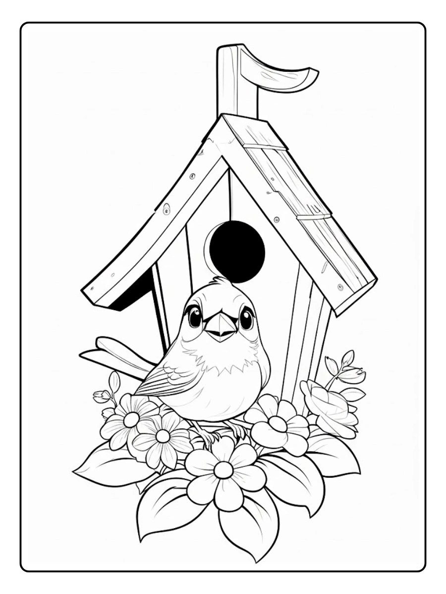 Lovebird Coloring Pages (8)