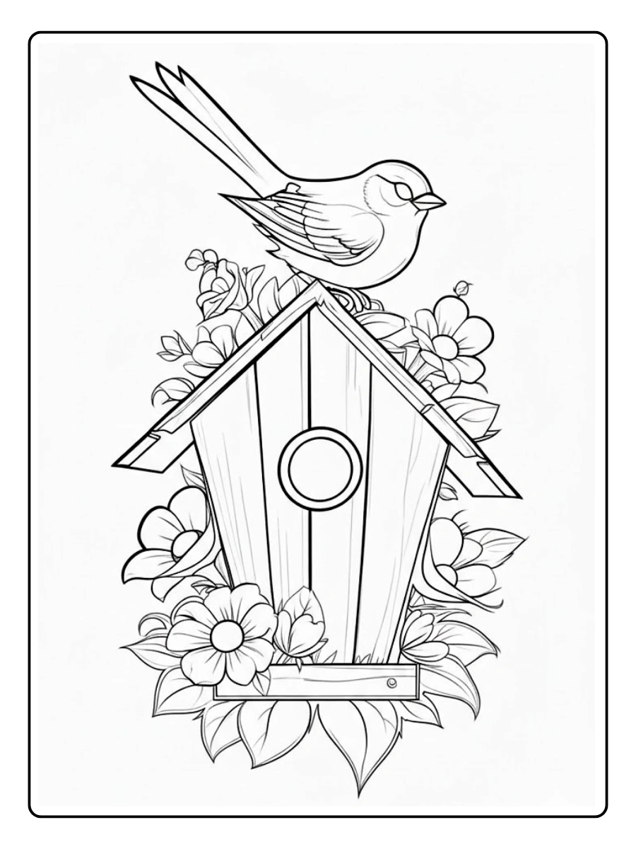 Lovebird Coloring Pages (9)