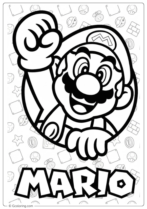 Mario coloring pages