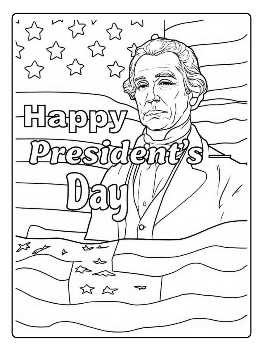 Presidents Day Coloring Pages (10)