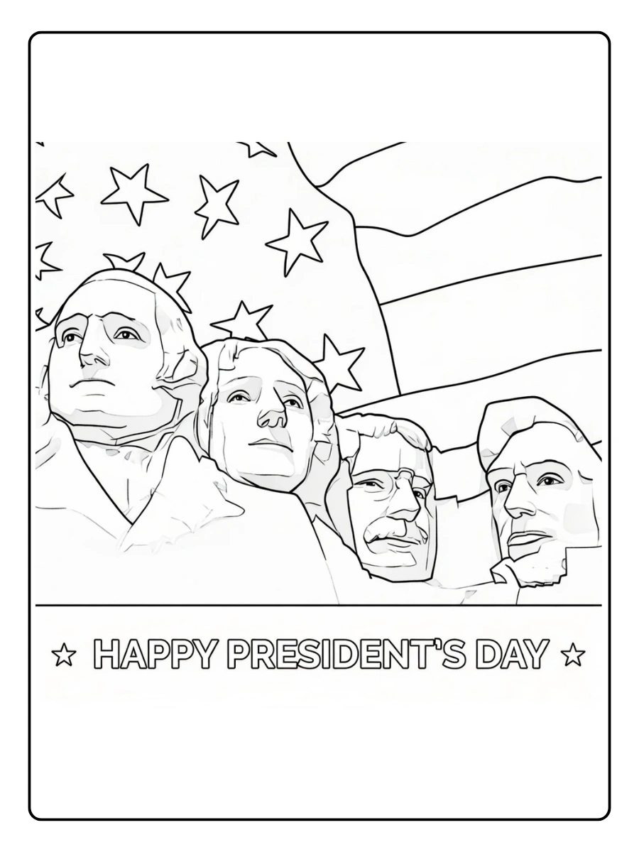 Presidents Day Coloring Pages (11)