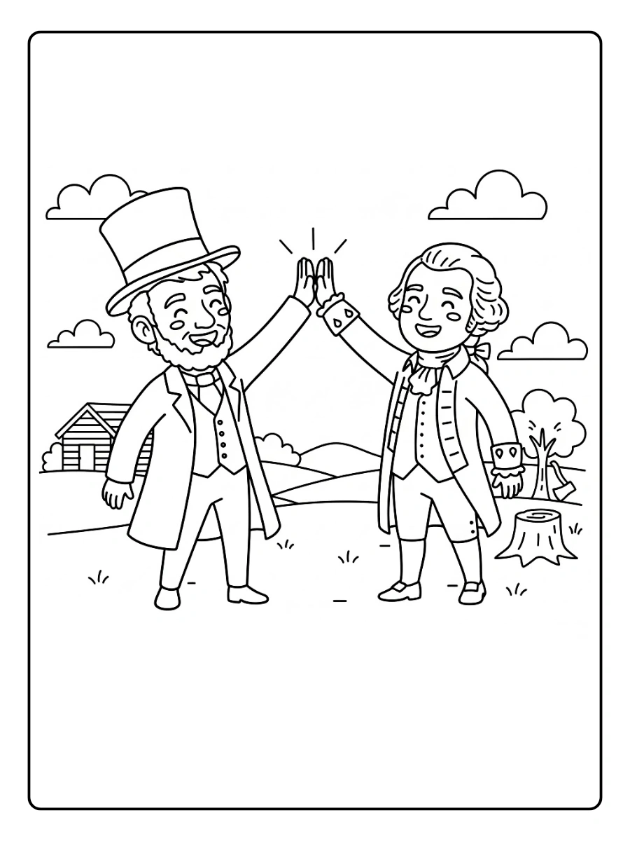 Presidents Day Coloring Pages (2)