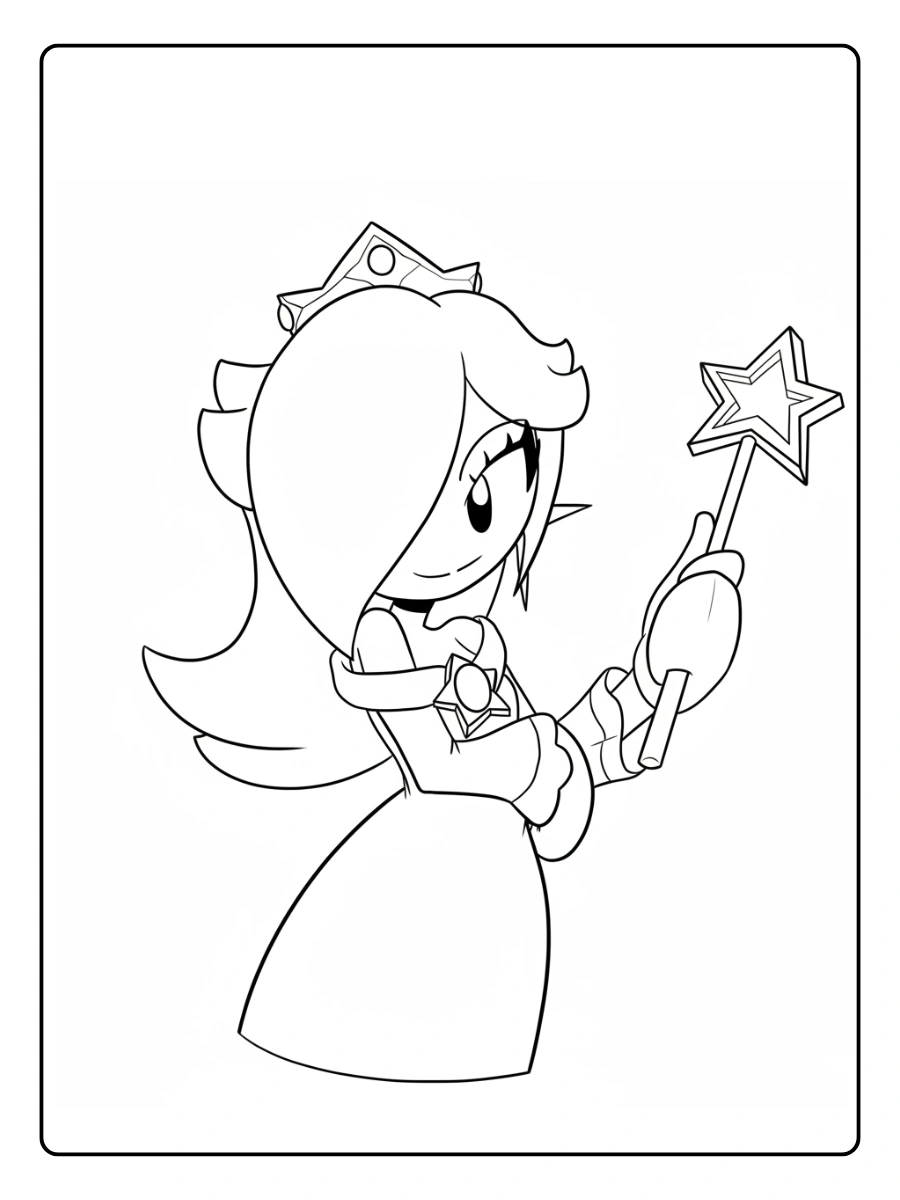 Princess Rosalina Coloring Pages (12)