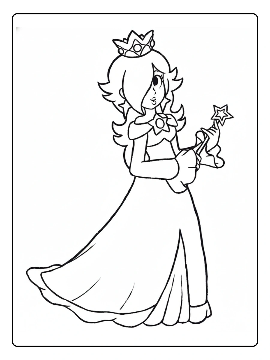Princess Rosalina Coloring Pages (13)