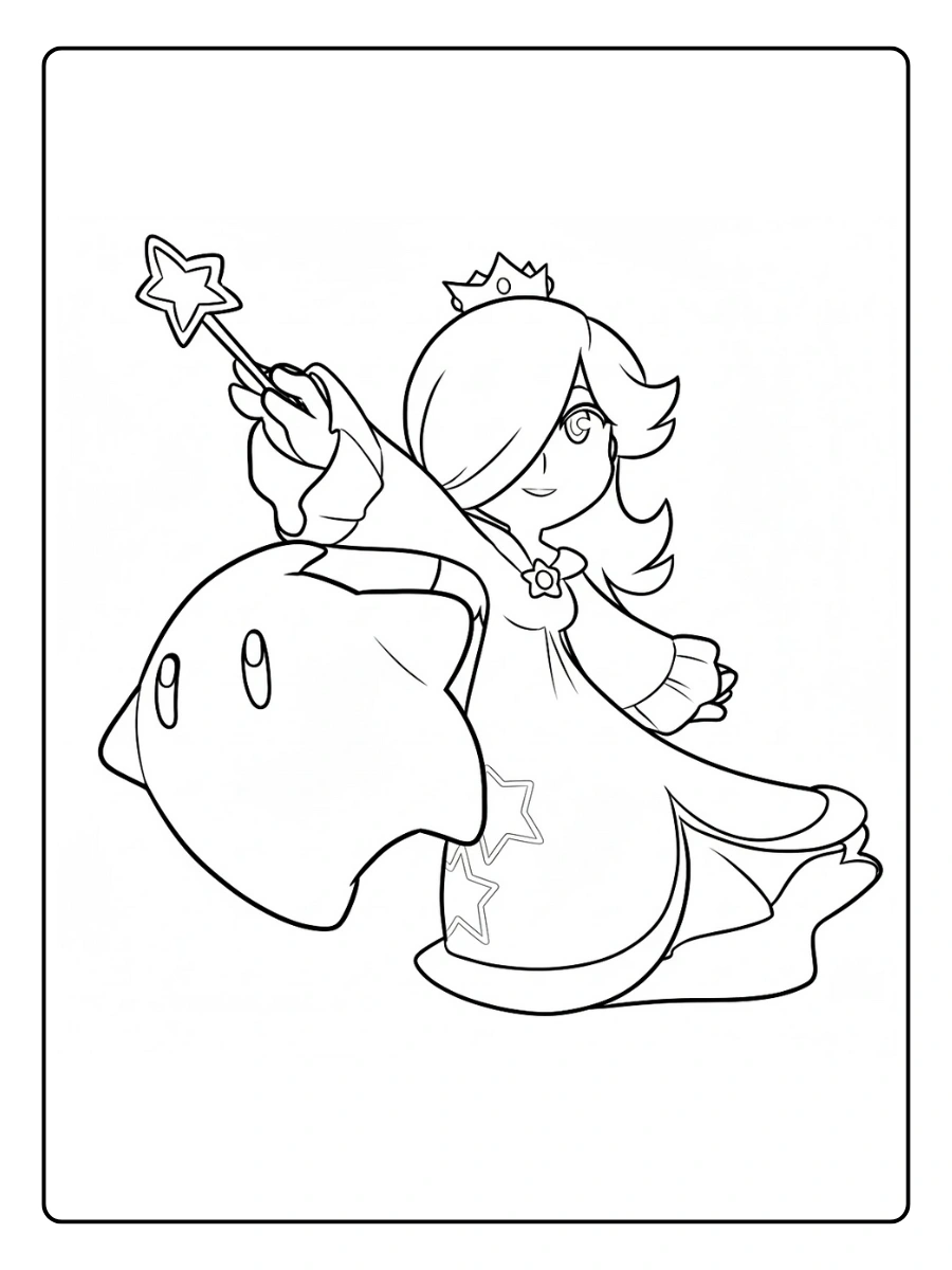 Princess Rosalina Coloring Pages (4)