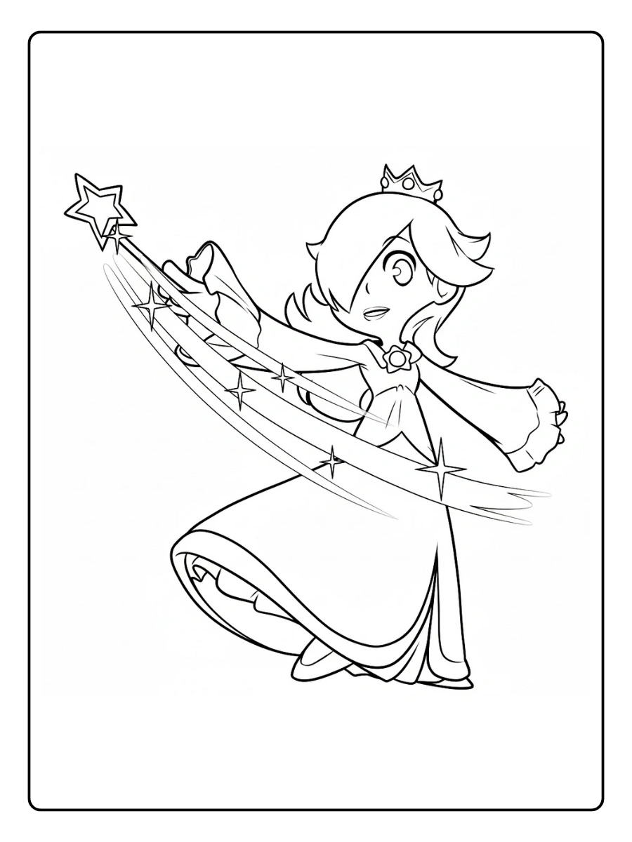 Princess Rosalina Coloring Pages (5)