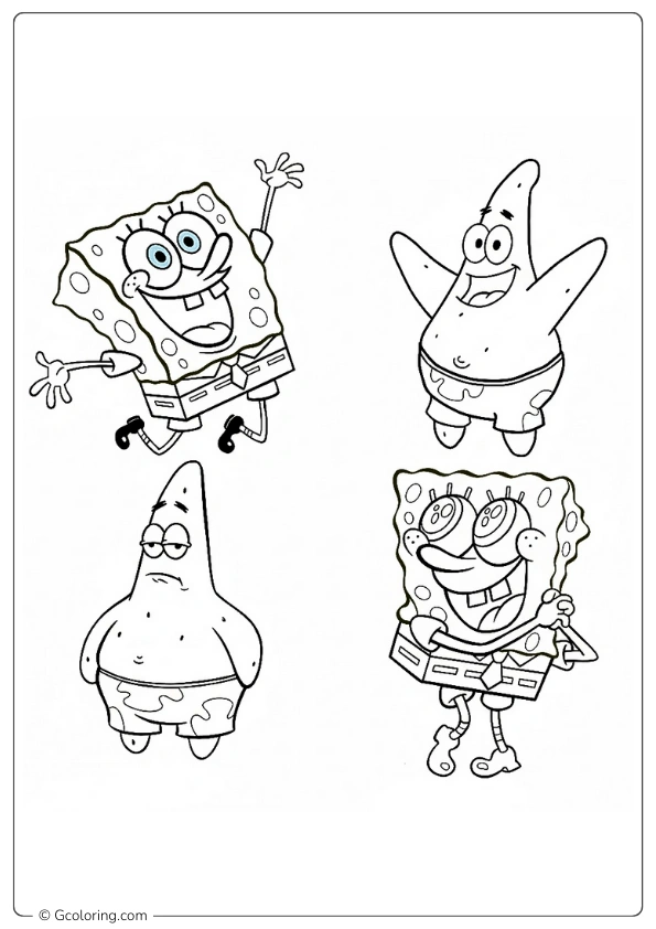 SpongeBob Coloring Pages (3)