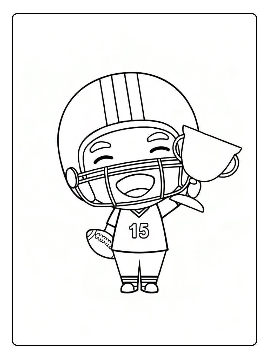 Super Bowl Coloring Pages (6)